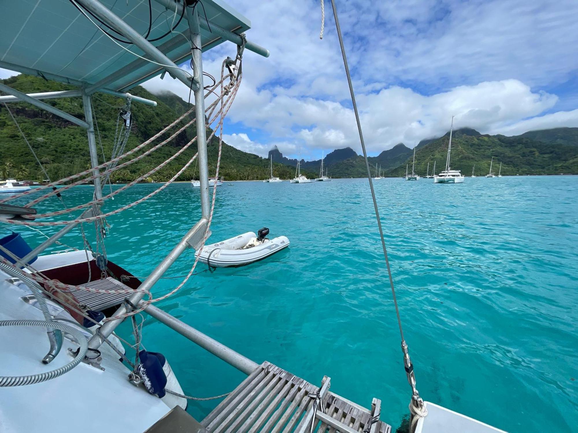 Catamaran Amaya - Sejour Insolite Sur Le Lagon De Moorea Hauru Kültér fotó